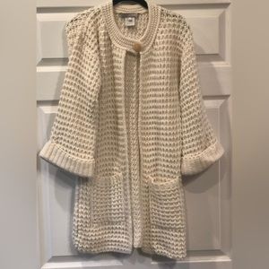 Poles Crocheted Cardigan Sweater